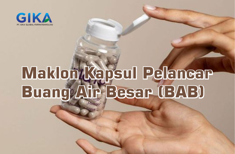 Maklon Kapsul Pelancar Buang Air Besar