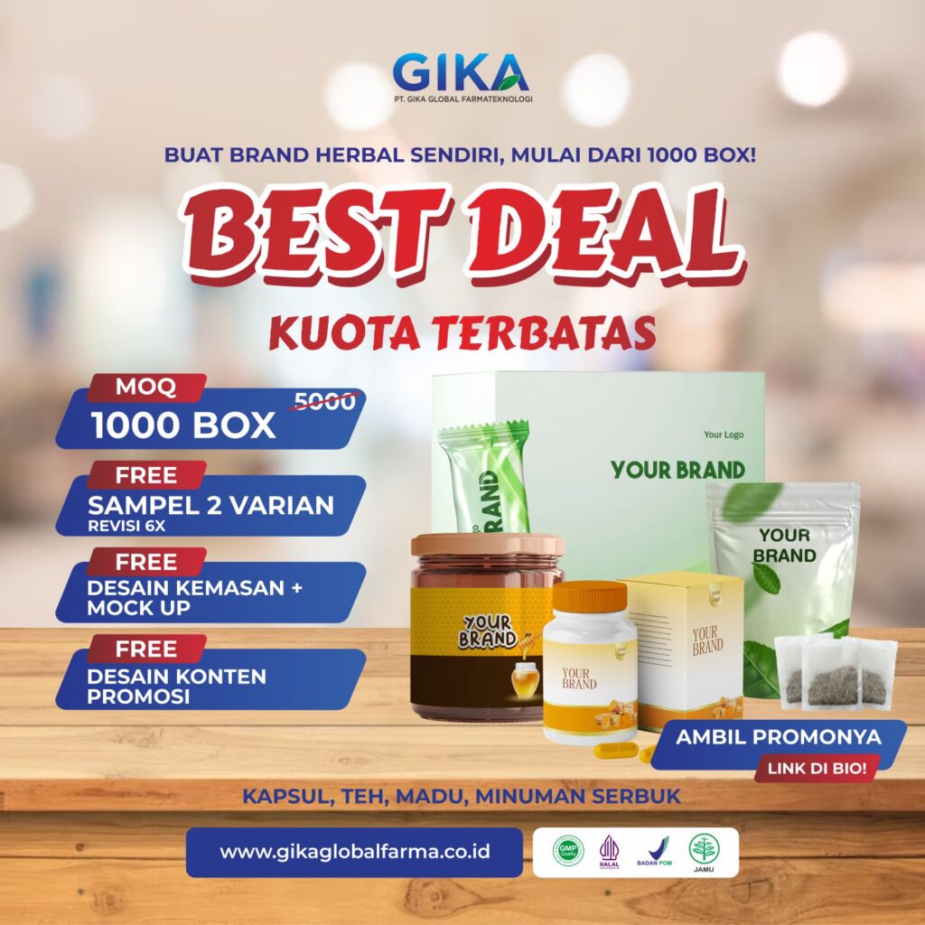 promo maklon herbal dan minuman herbal
