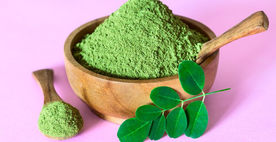 minuman serbuk daun kelor