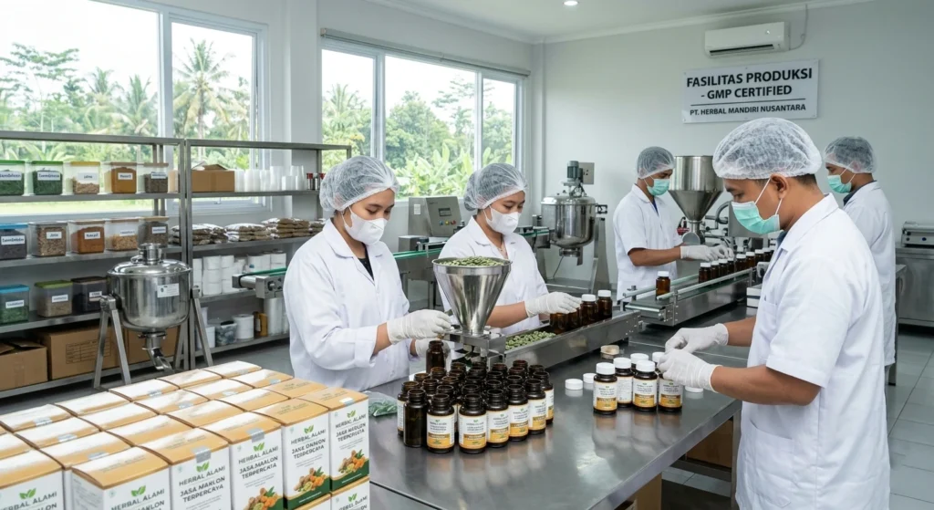 jasa maklon herbal terpercaya di Indonesia