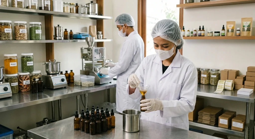 jasa maklon herbal tanpa minimum order