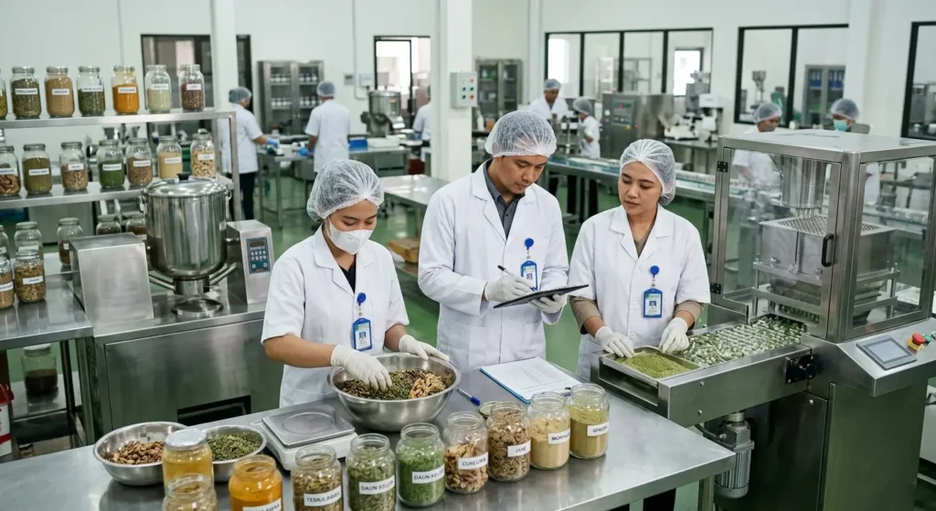 langkah awal cara maklon produk herbal