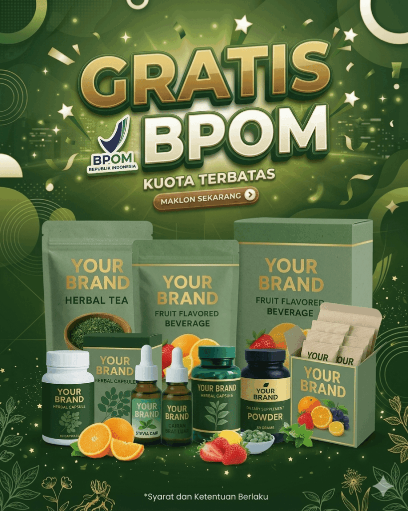 Maklon Gratis Biaya BPOM TR