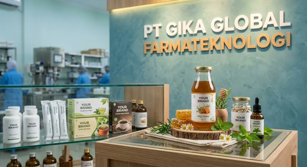 proses pencampuran madu dengan ekstrak herbal