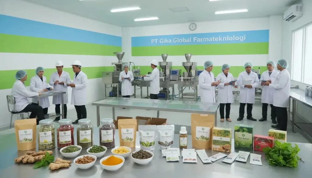 ciri pabrik maklon herbal yang amanah