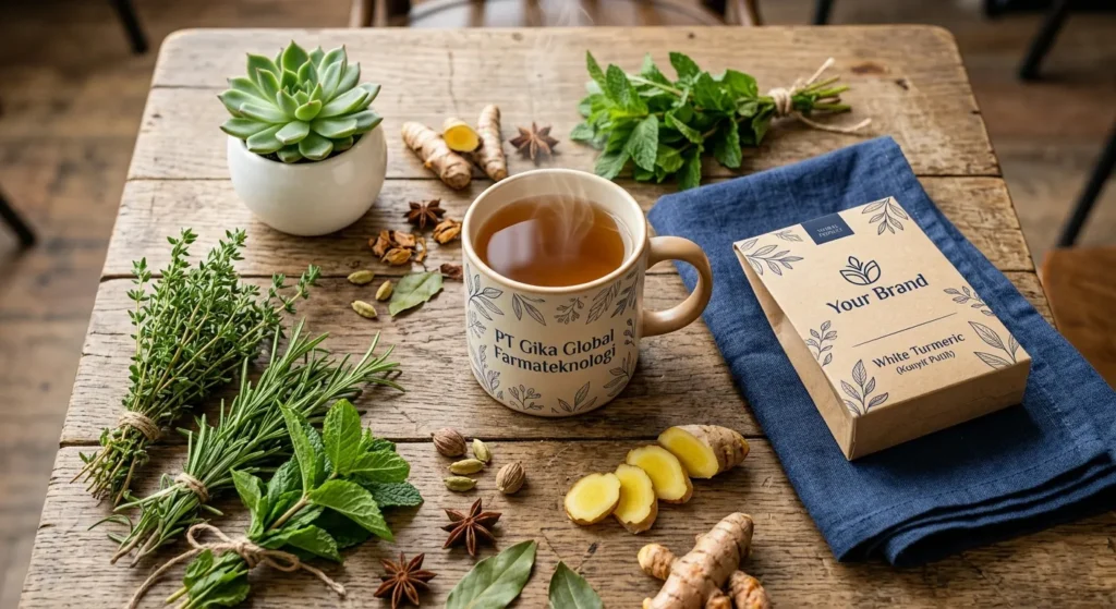 maklon kunyit putih untuk benjolan