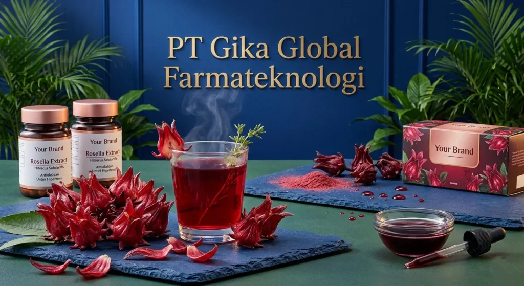 maklon minuman rosella untuk antioksidan