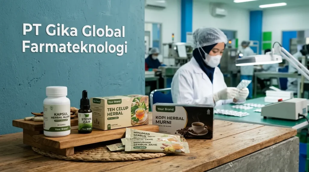 maklon minuman serbuk kemasan standing pouch