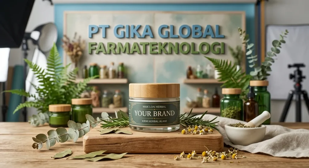 maklon krim herbal badan dingin